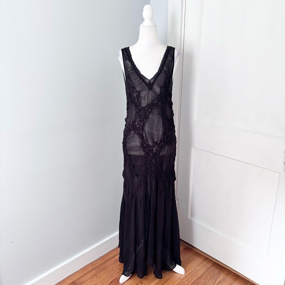 Zara Black Midi Dress - Picture 4 of 9